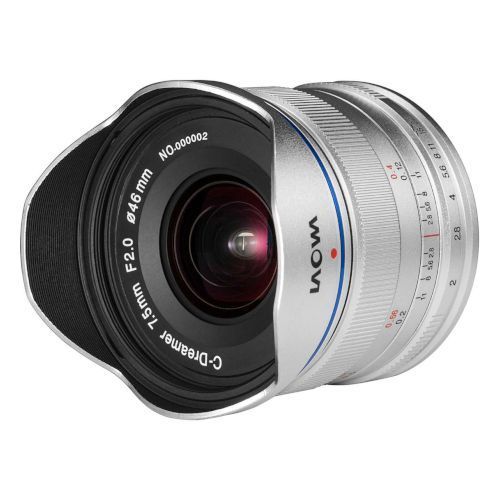 LAOWA 7,5mm f/2,0 für MFT silber Objektivlinse 
