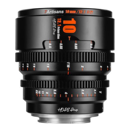 7Artisans Hope 10mm T2.1, schwarz für Sony E S35