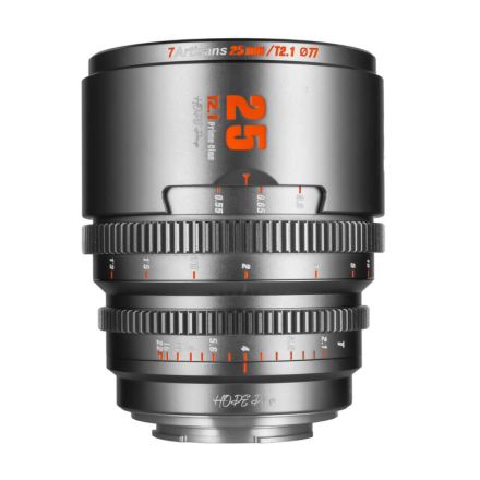 7Artisans Hope 25mm T2.1 titangrau f. MFT S35