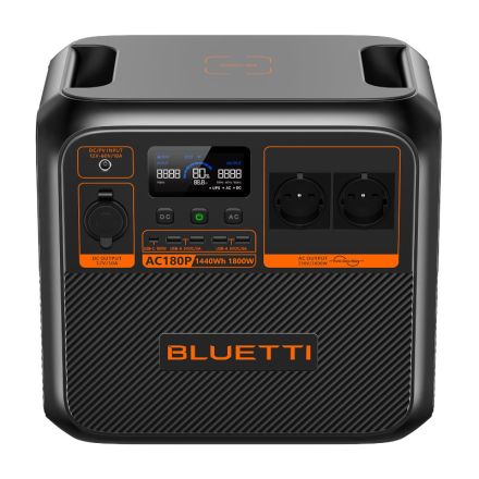 BLUETTI AC180P Tragbare Powerstation 1800W 1440Wh - 0% MwSt. (gem. § 12 Abs. 3 UStG)*