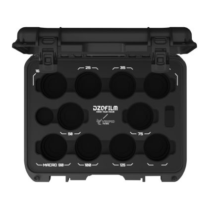 DZOFILM Hard Case for Vespid Prime 10-Lens Kit 16/21/25/35/40/50/75/100/125/Macro 90