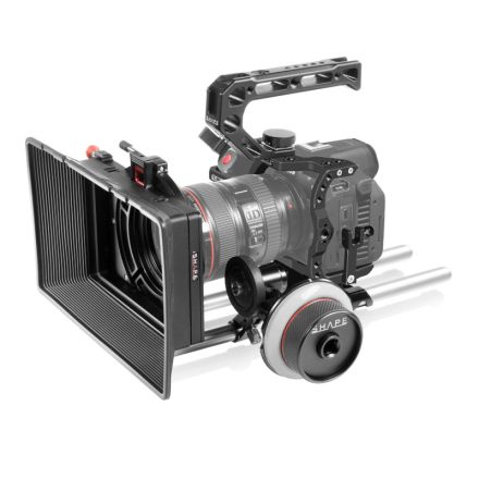 SHAPE Canon EOS R5C, R5, R6 Kit mit Matte Box Follow Focus