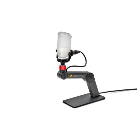 Yellowtec m!ka Table Stand - Schwarz - mit OnAir Anzeige - offene Kabelenden