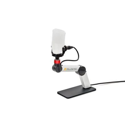 Yellowtec m!ka Table Stand - Aluminium - mit OnAir Anzeige - offene Kabelenden