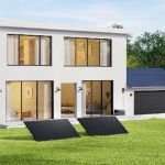 Anker SOLIX Balkonkraftwerk mit 2x RS50B Panel 540W + 1x Mikrowechselrichter 600W/800W + Bodenhalterungen Effizient