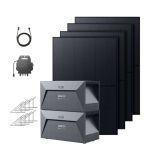Anker SOLIX Solarbank Dual-System mit Bodenhalterungen 1780W, 3200Wh Solarenergie
