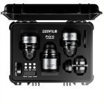 DZOFILM Pavo 2x anamorphic Prime C set macro 65mm/180mm T2.8, 135mm T2.5 - Neutral Coating - PL&EF mount - metric