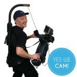 Easyrig 3 mit Cine-Weste über beide Schultern