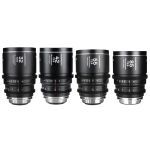 LAOWA Nanomorph LF Prime 4-Lens Bundle - 32mm, 42mm, 55mm, 85mm - Silver Arri PL Default + EF Kit