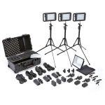 Litepanels Lykos+ Bi-Color Flight Kit with Battery Bundle - EU Set