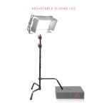 SHAPE 40'' C-Ständer mit verschiebbarem Bein Schwarz Flexibel