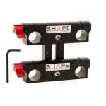 SHAPE Double Sliding Rod Bloc - RODSUP3 Schiebehalterungen
