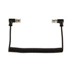 SHAPE 10" Coil SDI Cable BNC 90 Degree Connectors - SH10BN Spiralkabel