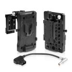 SHAPE V-mount pivoting battery plate for RED Komodo Push Button