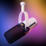 Shure MV7+ Podcast-Mikrofon - Weiß Auto-Level-Modus