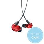 Shure SE215 PRO Professional Sound Isolating™ Ohrhörer - Rot In-Ears