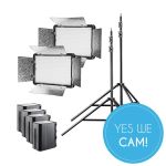 Walimex Pro LED 500 Versalight Bi Color Set2 Akku 