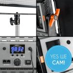 Walimex Pro LED Niova 900 Plus Bi Color 54W Montage
