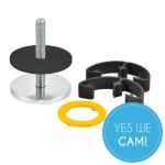 Yellowtec m!ka Set 3: Dual Monitor Set System Pole