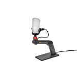 Yellowtec m!ka Table Stand - Schwarz - mit OnAir Anzeige - offene Kabelenden 