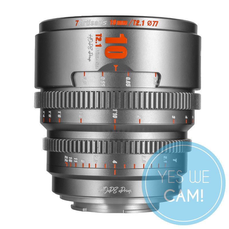 7Artisans Hope 10mm T2.1 titangrau f.Canon RF S35 Weitwinkelaufnahmen