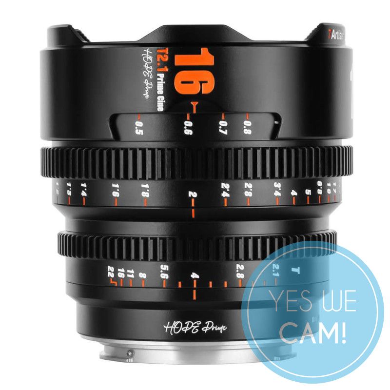 7Artisans Hope 16mm T2.1 schwarz f. Fuji X S35 Festbrennweite