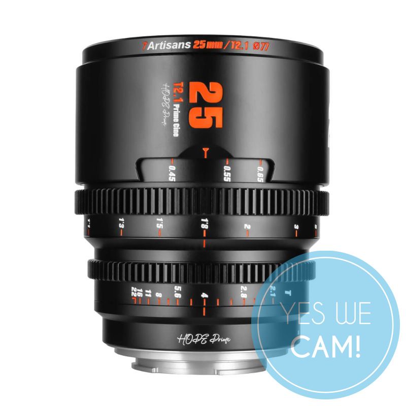 7Artisans Hope 25mm T2.1 schwarz f. MFT S35 Objektiv