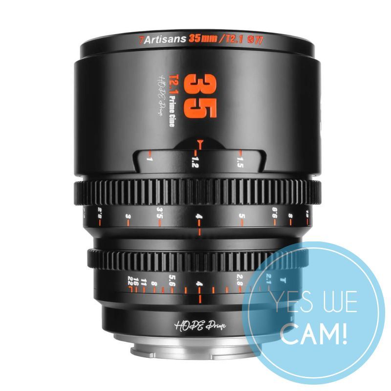 7Artisans Hope 35mm T2.1 schwarz f. Fuji X S35 Weitwinkelobjektiv