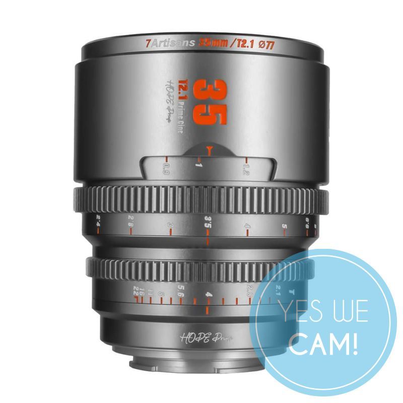 7Artisans Hope 35mm T2.1 titangrau f. Fuji X S35 Weitwinkelobjektiv