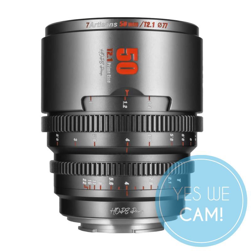 7Artisans Hope 50mm T2.1 titangrau f. MFT S35 Weitwinkelobjektiv