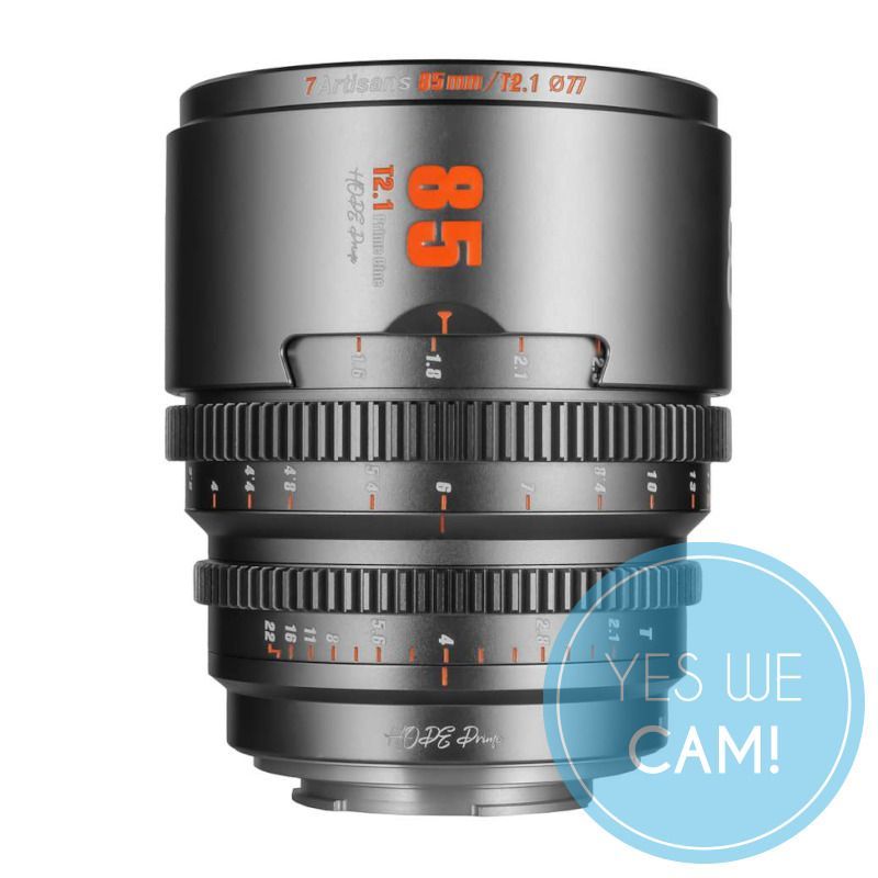 7Artisans Hope 85mm T2.1 titangrau f. Fuji X S35 Cine Objektiv