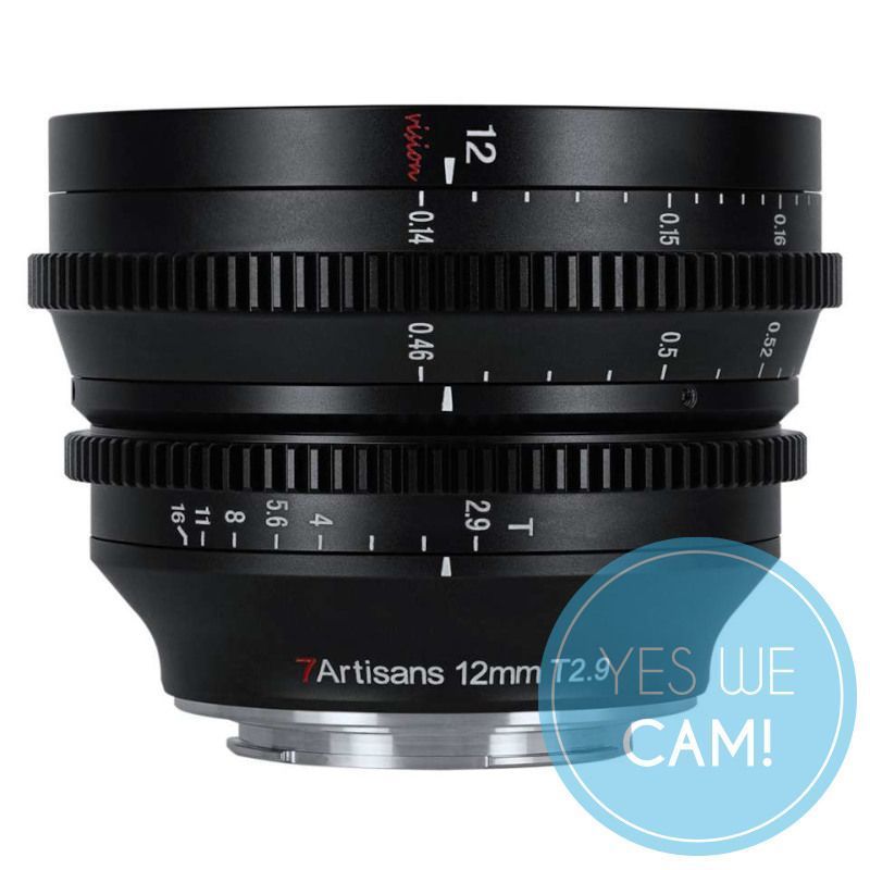 7Artisans Vision 12mm T2.9 für MFT Weitwinkelzubehör