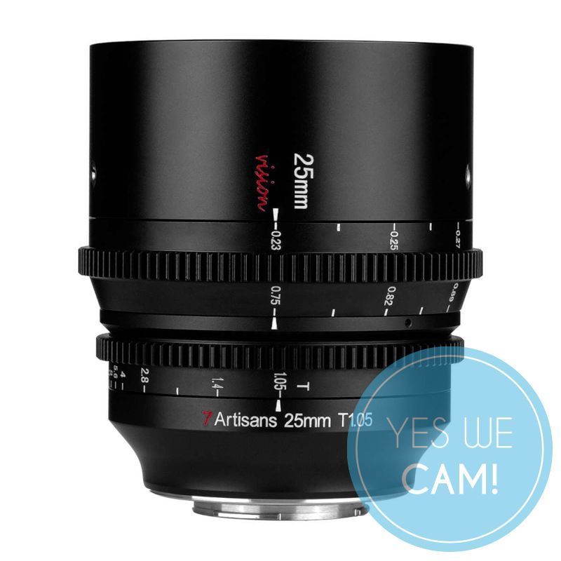 7Artisans Vision 25mm T1.05 für Canon RF APS-C Weitwinkelobjektiv