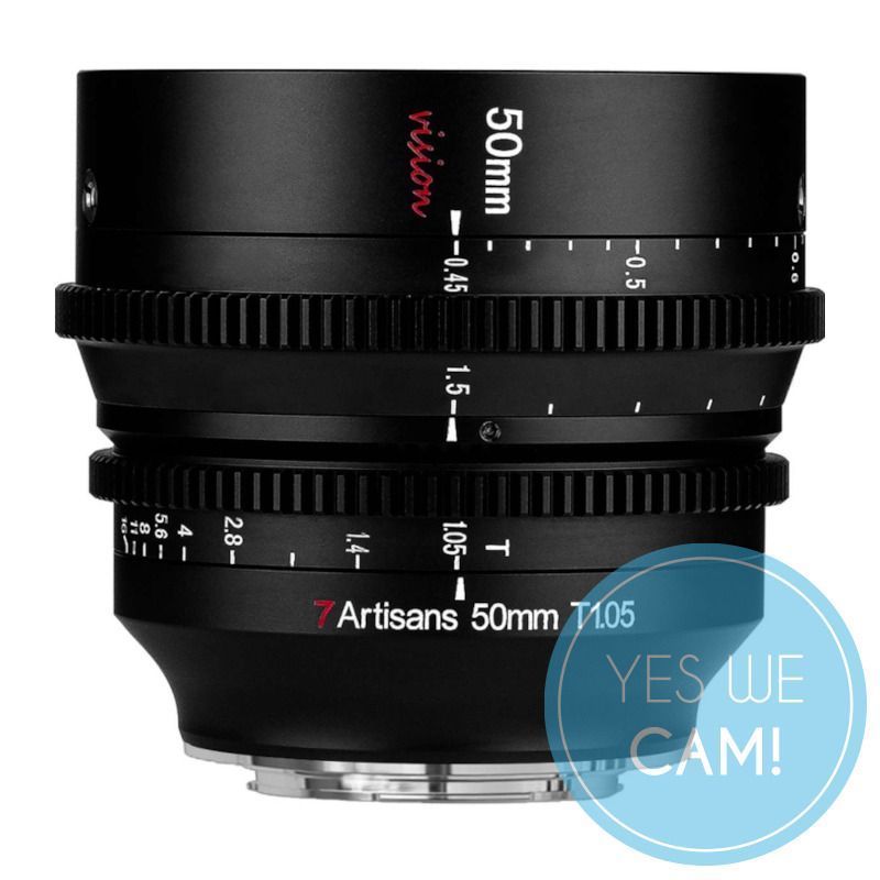 7Artisans Vision 50mm T1.05 für Canon RF APS-C Festbrennweite