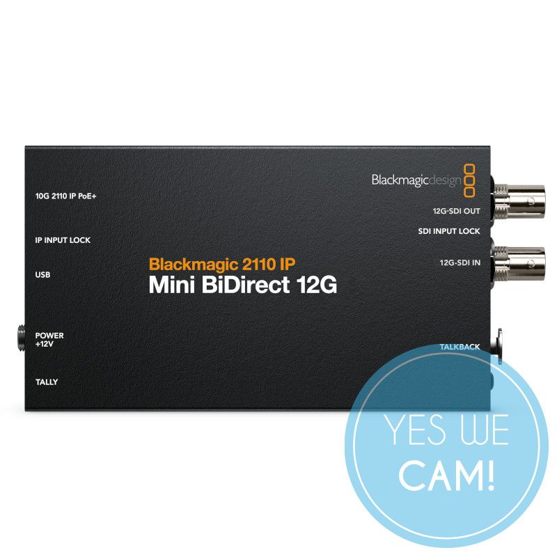 Blackmagic 2110 IP Mini BiDirect 12G Ultra HD