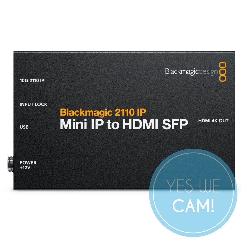 Blackmagic 2110 IP Mini IP to HDMI SFP Ultra-HD
