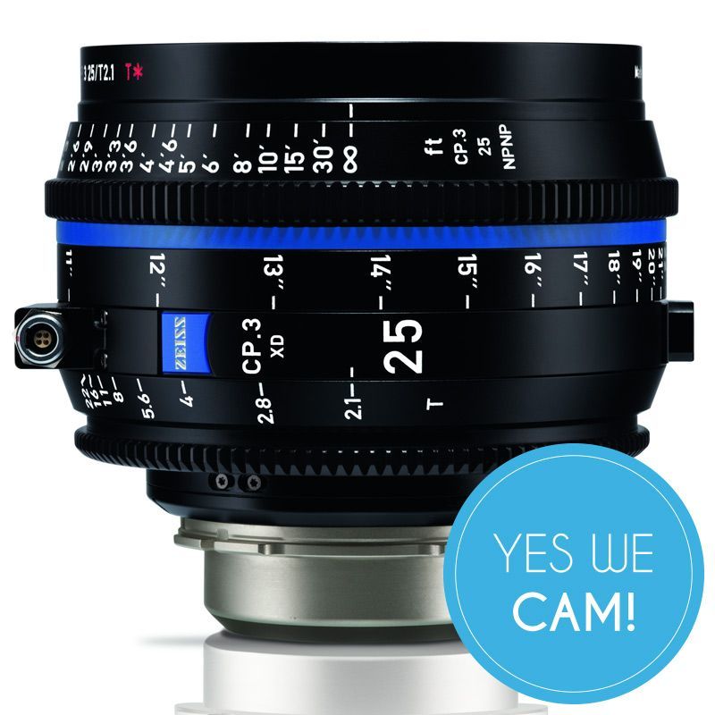 ZEISS Compact Prime CP.3 XD 25 mm T2.1 Objektiv