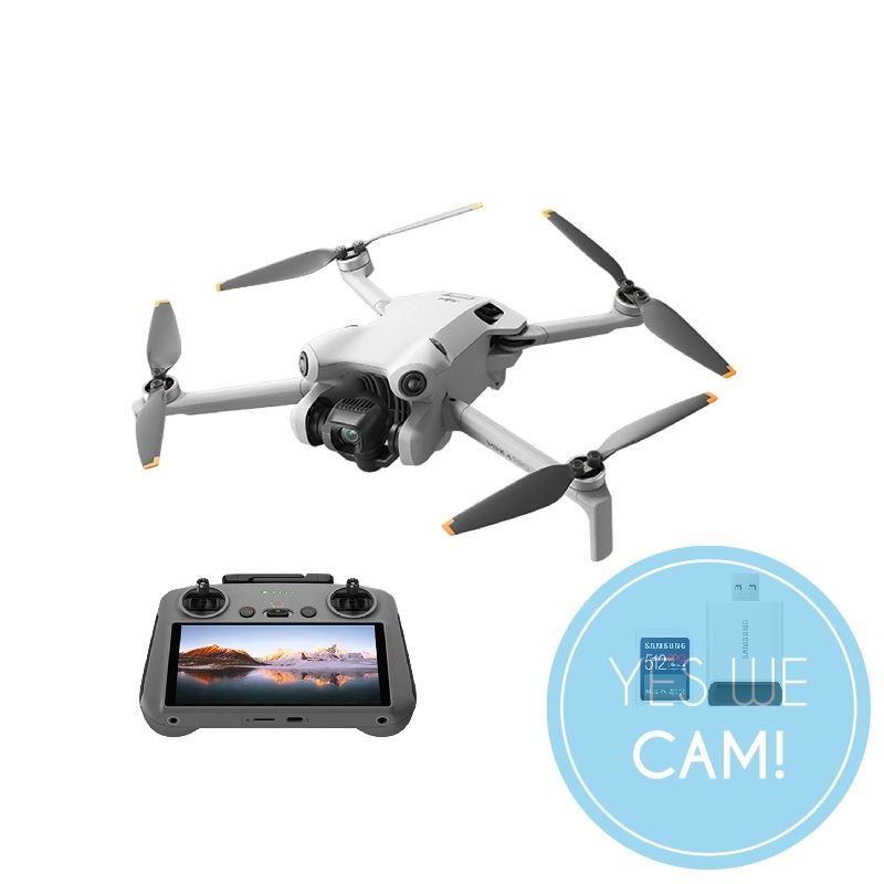 DJI Mini 4 Pro - DJI RC 2 + SAMSUNG PRO Ultimate SD-Speicherkarte - 512GB Bundle