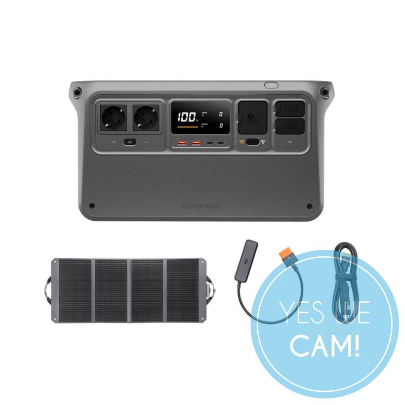 DJI Power 1000 EU + 120 W-Solarpanel 1x Solar