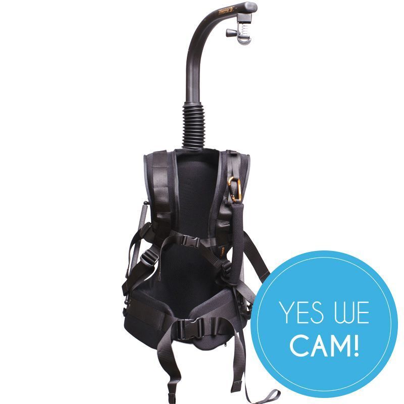 Easyrig 3 mit Cine-Weste über beide Schultern - YES WE CAM!