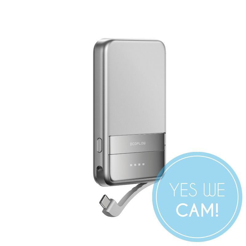 EcoFlow RAPID Magnetische Powerbank 5000 mAh - silber Kapazität