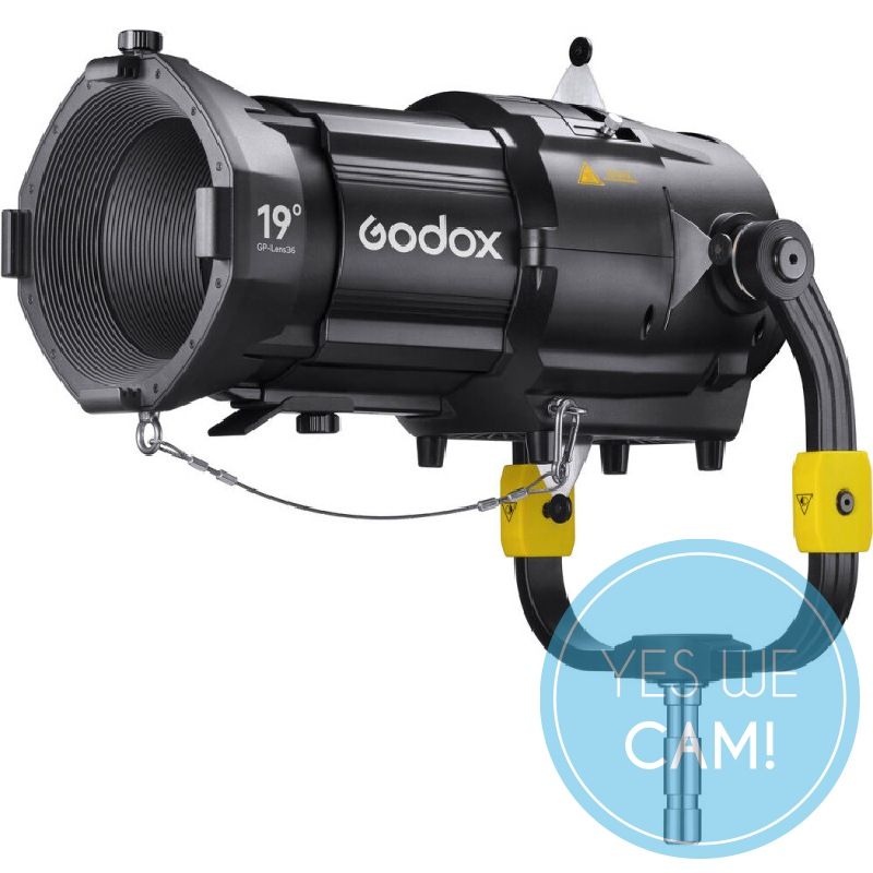 Godox Knowled GP19K - Projektionsvorsatz mit 6x Gobo MG1200Bi
