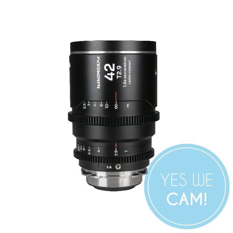 LAOWA Nanomorph 42mm T2.9 1.5X LF Silver Arri PL Default + EF Objektiv