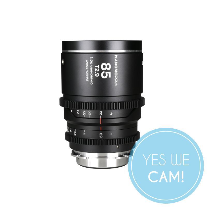 LAOWA Nanomorph 85mm T2.9 1.5X LF Silver Arri PL Default + EF Objektiv