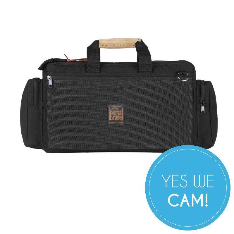 Porta Brace CAR-2CAM Black Lightweight Camera Case with Quick-Zip Lid Medium