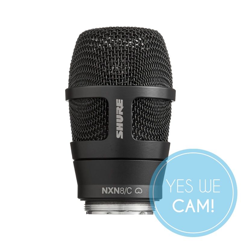 Shure RPW200 Dynamische Nexadyne™ 8/C Funkmikrofonkapsel - Schwarz Supernierencharakteristik