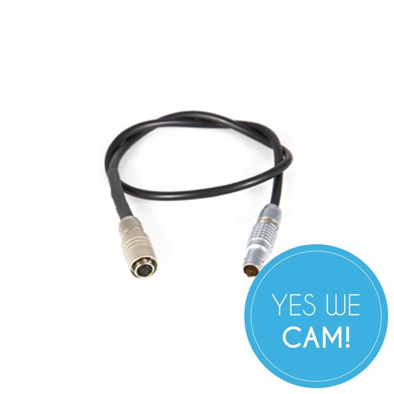 Teradek 12" 2-Pin Connector to 4 pin Hirose Cable Kabel