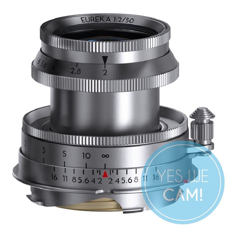 THYPOCH Eureka 50mm f2 M mount-Brass Version Manuelle Fokussierung