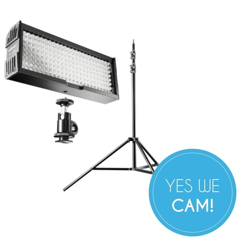 Walimex Pro Beleuchtung Set Video Set UP 192 Videoleuchte