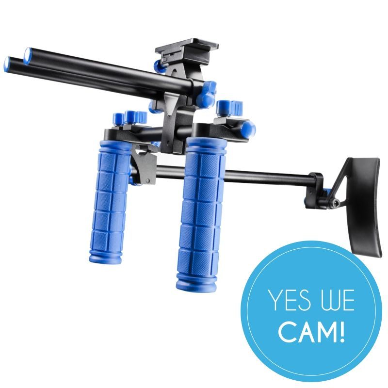 Walimex Pro Hand-Schulter-Videostativ Cineast III Stativ